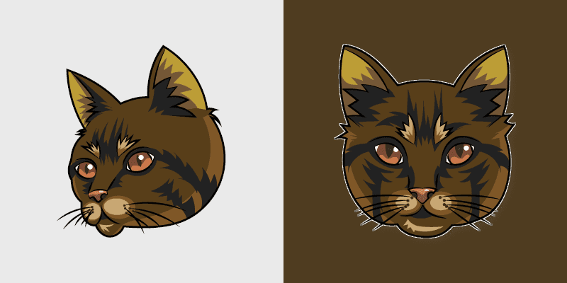 Warrior Cats Bramblestar Custom Mouse Cursor custom cursor pack preview for Chrome, Edge and Windows