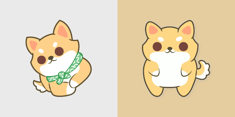 Kleptodogs Collection custom cursor pack preview for Chrome, Edge and Windows