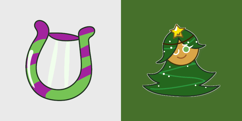 Cookie Run Carol - custom cursor pack preview for Chrome, Edge and Windows