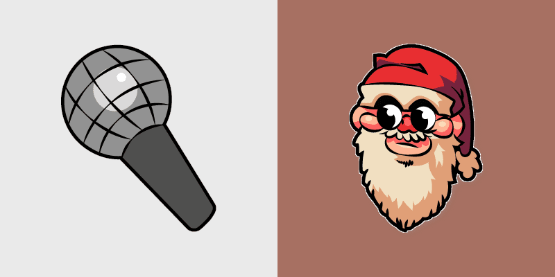 Santa custom cursor pack preview for Chrome, Edge and Windows