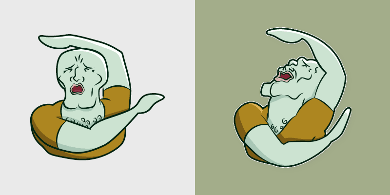 SpongeBob Squidward custom cursor collection preview