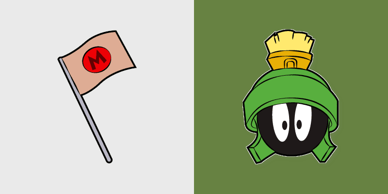 Marvin the Martian custom cursor pack preview for Chrome, Edge and Windows