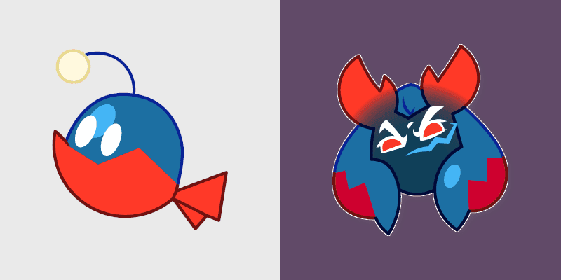 Cookie Run Cute Cursor Pack - Lobster & Anglerfish preview for Chrome, Edge and Windows