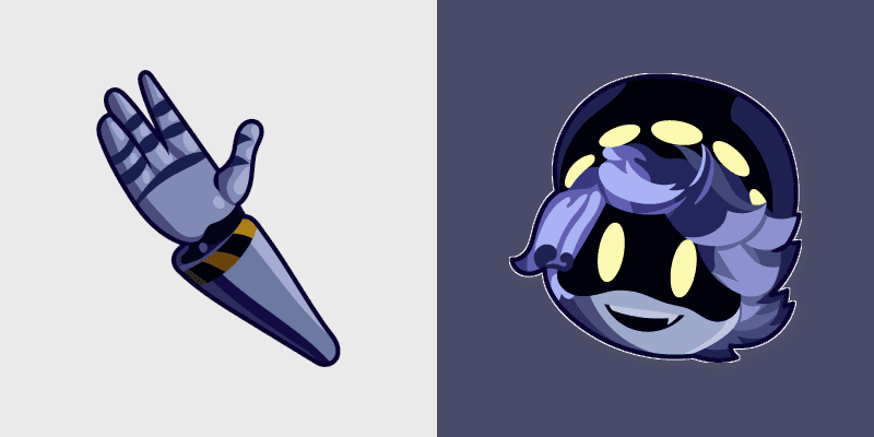 Murder Drones Crew custom cursor pack preview for Chrome, Edge and Windows