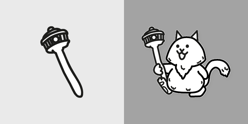 Battle Cat Cute Mouse custom cursor pack preview for Chrome, Edge and Windows