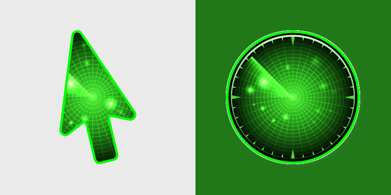 Deluxe Style custom cursor pack preview for Chrome, Edge and Windows