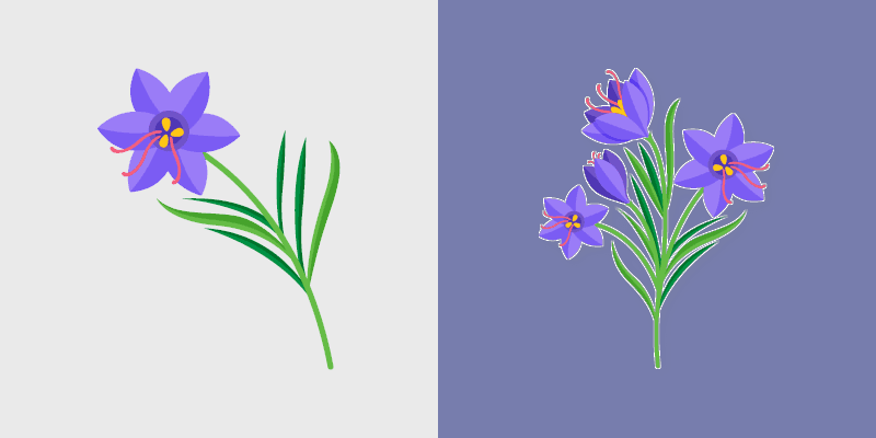 Cute Cursor Lobelias custom cursor pack preview for Chrome, Edge and Windows
