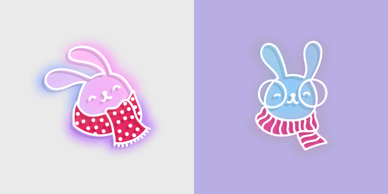 Bunnies custom cursor pack preview for Chrome, Edge and Windows