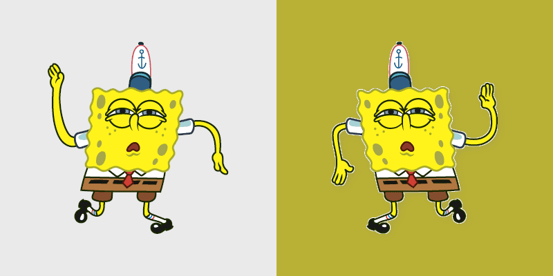 Dance With Spongebob custom cursor pack preview for Chrome, Edge and Windows