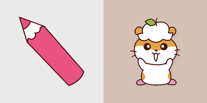 Chacha Hamster custom cursor pack preview for Chrome, Edge and Windows