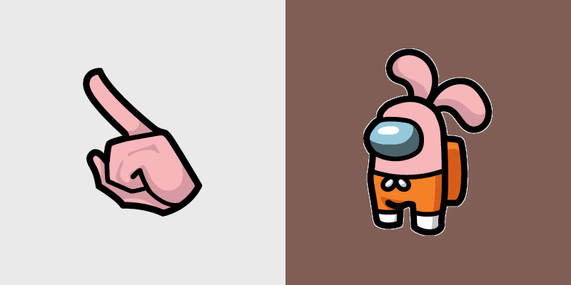 Anais Watterson Crewmate custom cursor pack preview for Chrome, Edge and Windows