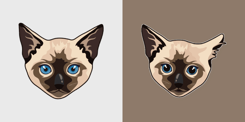 Siamese Cat custom cursor pack preview for Chrome, Edge and Windows