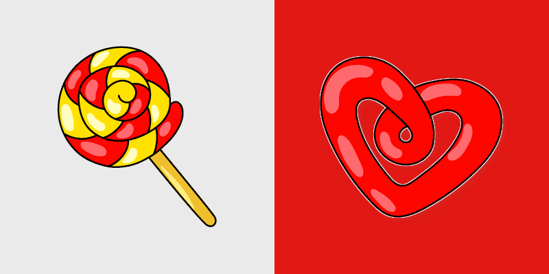 Lollipop Licorice custom cursor pack preview for Chrome, Edge and Windows
