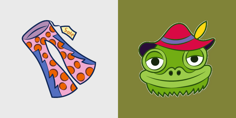 Cute Cursor Collection - PaRappa the Rapper Prince Fleaswallow custom cursor pack preview for Chrome, Edge and Windows