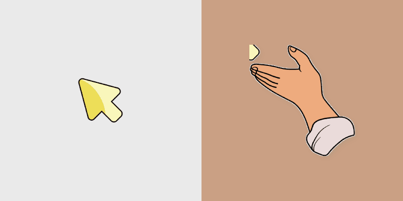Classic Meme Bundle custom cursor pack preview for Chrome, Edge and Windows