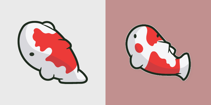 Koi Carp custom cursor pack preview for Chrome, Edge and Windows