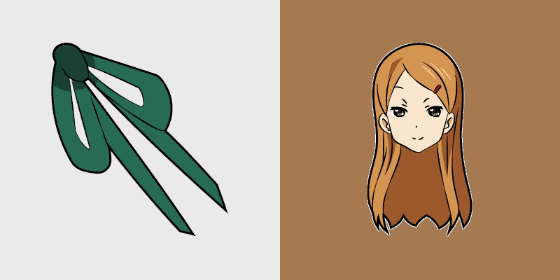 Megumi Sokabe custom cursor pack preview for Chrome, Edge and Windows