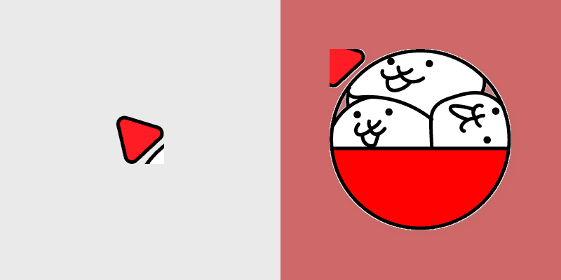Battle Cats custom cursor pack preview for Chrome, Edge and Windows