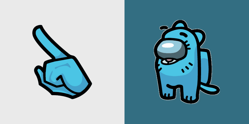 Nicole Watterson Crewmate custom cursor pack preview for Chrome, Edge and Windows