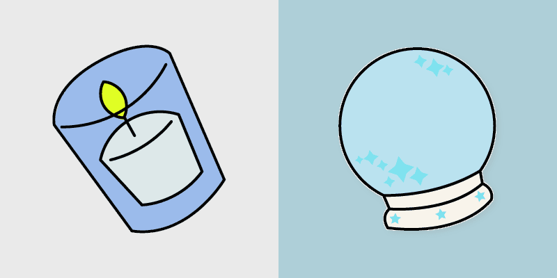 Relaxation Divination custom cursor pack preview for Chrome, Edge and Windows