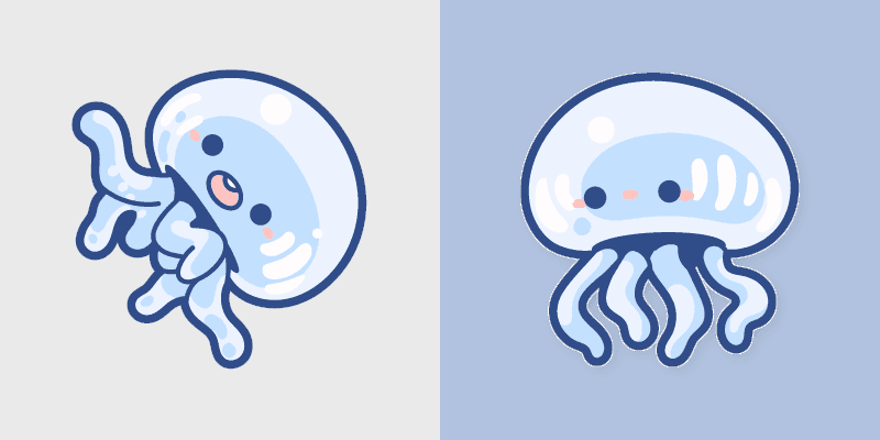 Adorable Oceanic custom cursor pack preview for Chrome, Edge and Windows