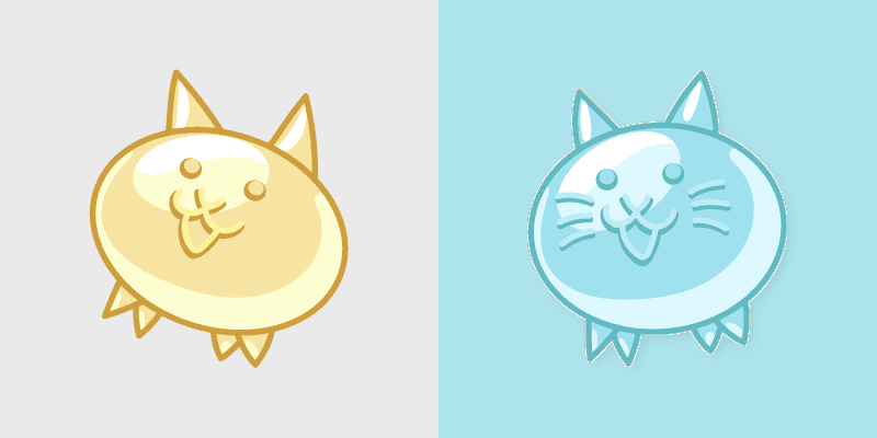 Battle Cats custom cursor pack preview for Chrome, Edge and Windows