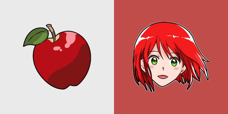 Shirayuki Apple custom cursor pack preview for Chrome, Edge and Windows