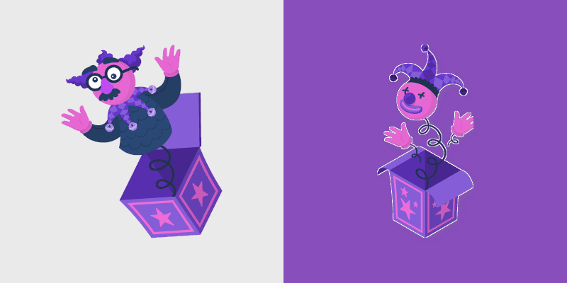 Jack in Box custom cursor pack preview for Chrome, Edge and Windows