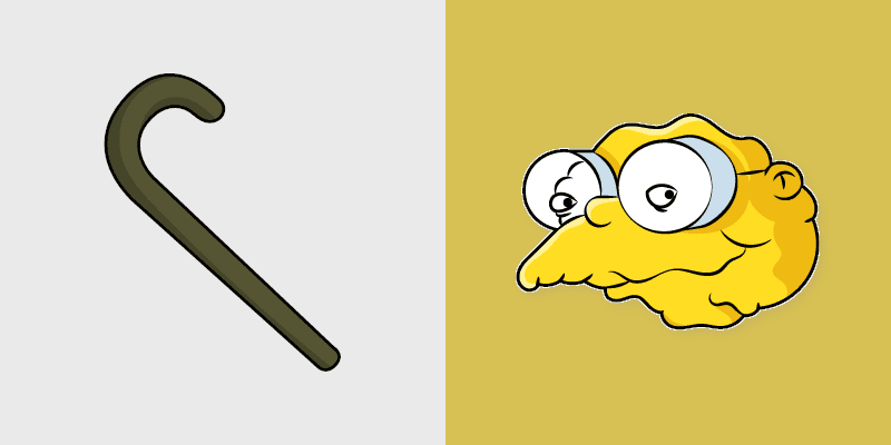 Hans Moleman custom cursor pack preview for Chrome, Edge and Windows