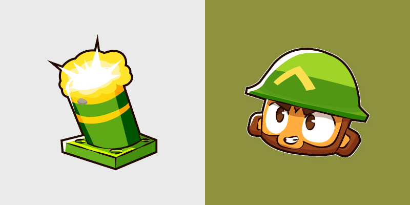 BTD6 Bigger Blast custom cursor pack preview for Chrome, Edge and Windows