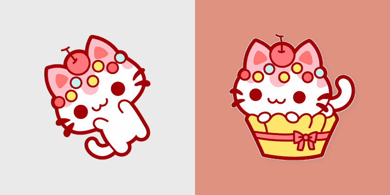 Cat-inspired Apple custom cursor pack preview for Chrome, Edge and Windows