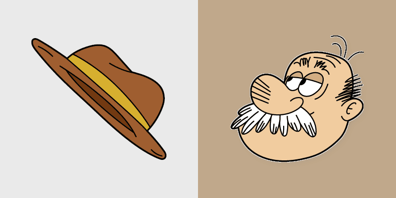 The Loud House Dr. Bunsen Feinstein custom cursor pack preview for Chrome, Edge and Windows