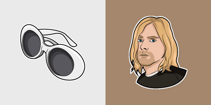 Cobain's custom cursor pack preview for Chrome, Edge and Windows