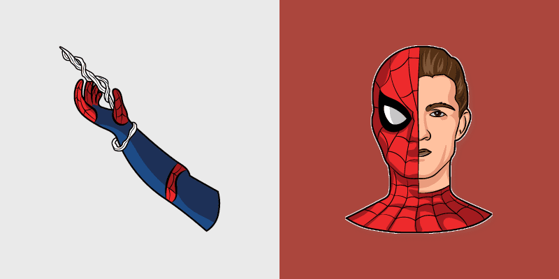 Spider-Man Classic custom cursor pack preview for Chrome, Edge and Windows