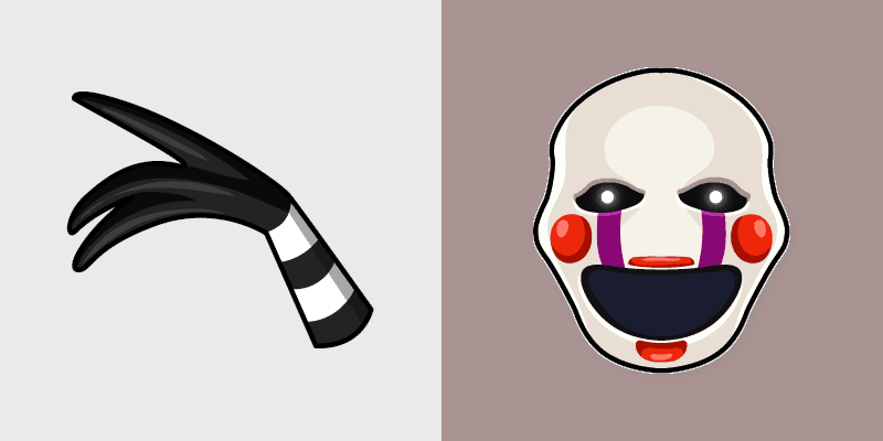 FNAF Cute Collection custom cursor pack preview for Chrome, Edge and Windows