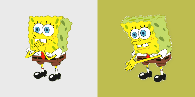 SpongeBob SquarePants Edition custom cursor pack preview for Chrome, Edge and Windows