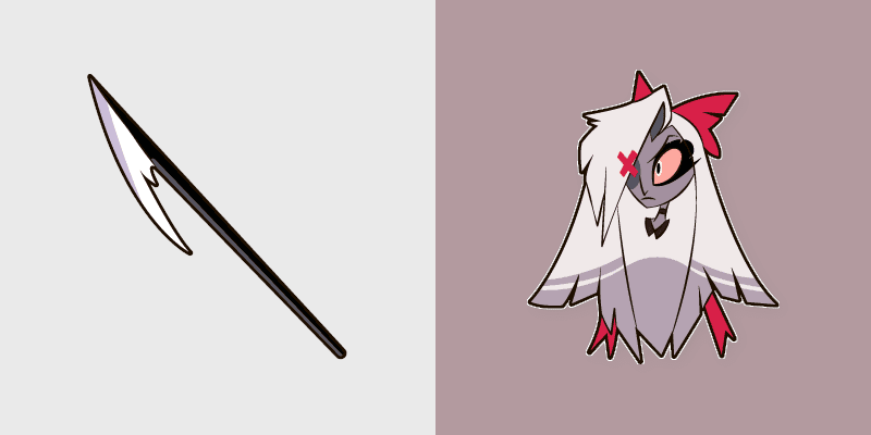 Vaggie Hazbin Hotel custom cursor pack preview for Chrome, Edge and Windows