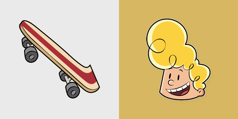 Captain Underpants Hutchins custom cursor pack preview for Chrome, Edge and Windows