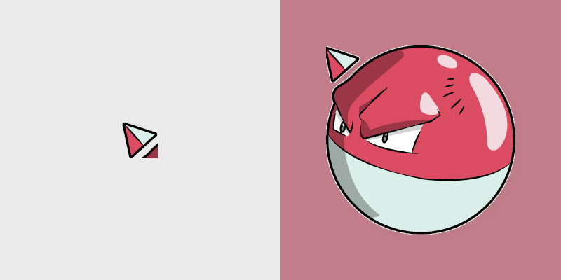 Voltorb and Electrode custom cursor pack preview for Chrome, Edge and Windows