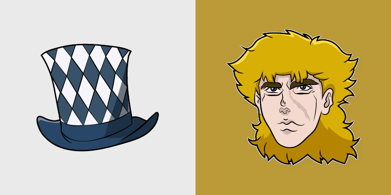 Robert E. O. Speedwagon custom cursor pack preview for Chrome, Edge and Windows