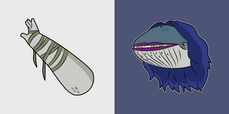 Centaurworld Whaletaur Shaman custom cursor pack preview for Chrome, Edge and Windows
