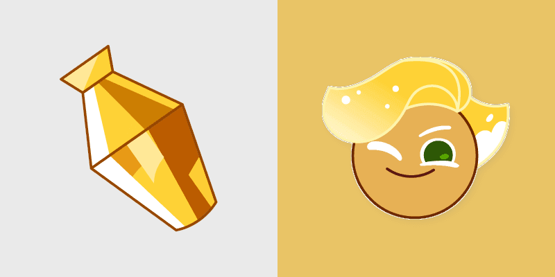 Cookie Run custom cursor pack preview for Chrome, Edge and Windows