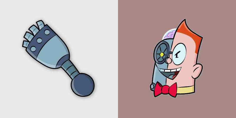 Captain Underpants Melvinborg custom cursor pack preview for Chrome, Edge and Windows