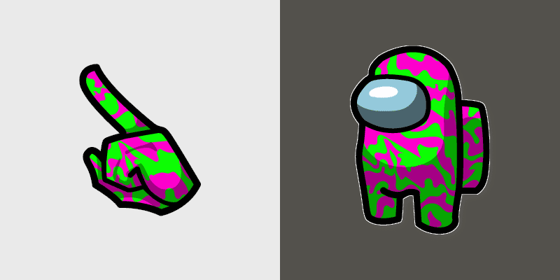 Crewmate Starter Pack custom cursor pack preview for Chrome, Edge and Windows