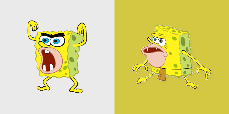Caveman custom cursor pack preview for Chrome, Edge and Windows