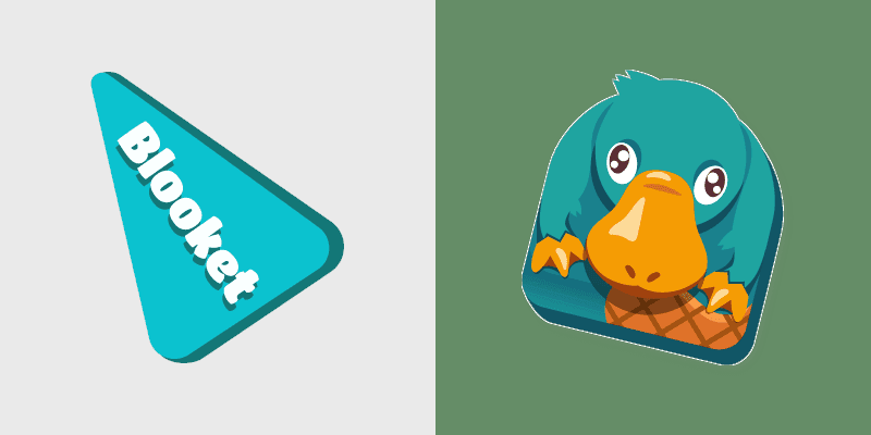 Cute Teal Platypus Cursor custom cursor pack preview for Chrome, Edge and Windows