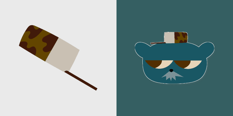 Night in the Woods City Council Andrew custom cursor pack preview for Chrome, Edge and Windows