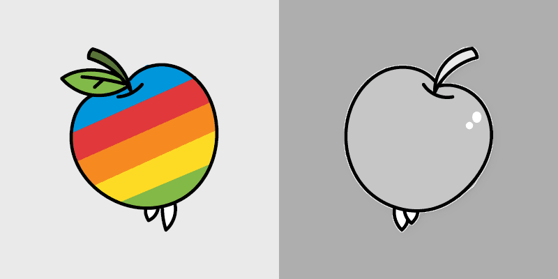 Battle Cats Apple Cat & iCat custom cursor pack preview for Chrome, Edge and Windows