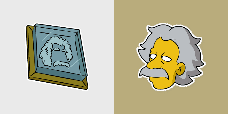 Albert Einstein custom cursor pack preview for Chrome, Edge and Windows