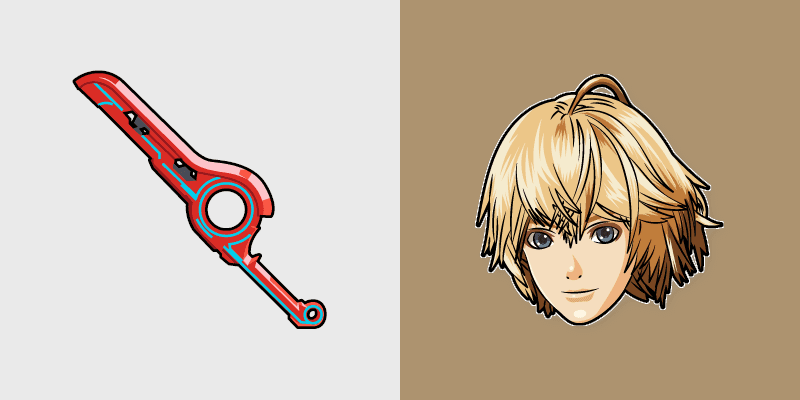 Xenoblade Chronicles Cute Mouse custom cursor pack preview for Chrome, Edge and Windows